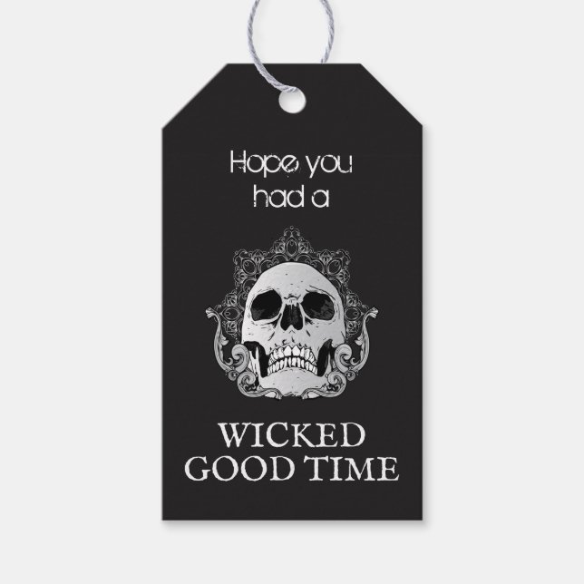 Hoffe, du hattest ein glückliches Halloween Geschenkanhänger (Vorderseite)