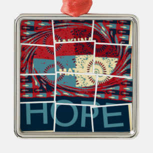 Hoffe Hakuna Matata Silbernes Ornament