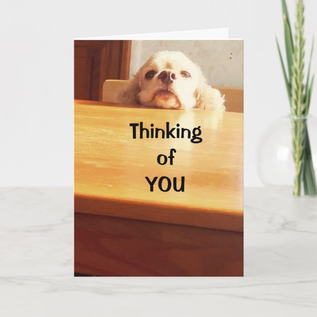 HOFFEN, DASS SIE SICH BALD "BESSER" FÜHLEN! KARTE (Vorderseite)