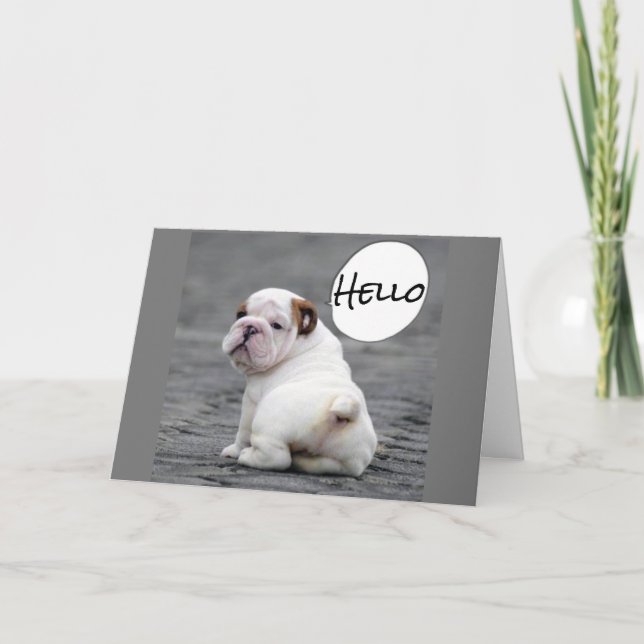 **HOFFEN, DASS SIE SICH BALD BESSER FÜHLEN** KARTE (Vorderseite)