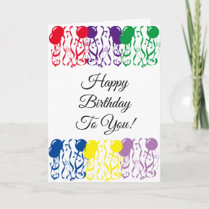 HOFFEN SIE, DASS IHR GEBURTSTAG LIT Faltgeklappte Karte