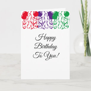 HOFFEN SIE, DASS IHR GEBURTSTAG LIT Faltgeklappte Karte