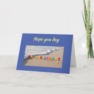 HOFFEN SIE IHREN GEBURTSTAG WIE EINEN "TAG AM STRA KARTE