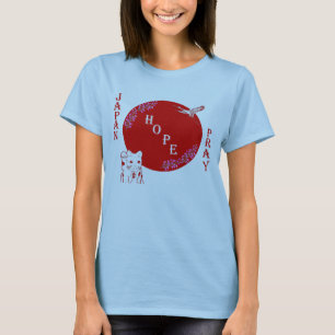 hoffen Sie und beten Sie für Japan T-Shirt