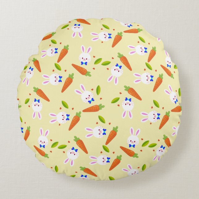 Hoffentlich immer danach rundes kissen (Vorderseite)