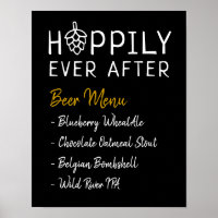 Hoffentlich immer nach dem Biermenü Hochzeit Braut