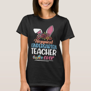 Hoffentlich Kindergarten Lehrer je Bunny Ear Red P T-Shirt