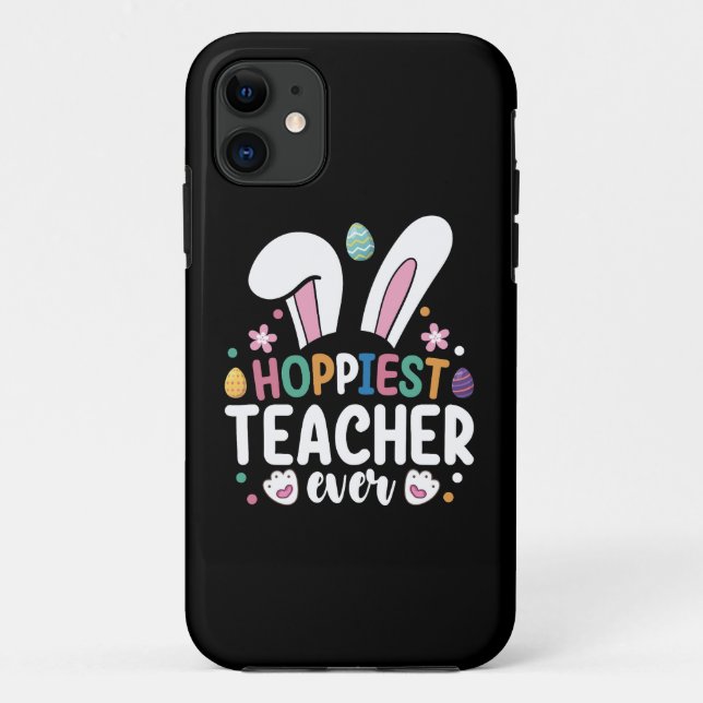 Hoffentlich Lehrer je Schule Ostern Bunny Egg Case-Mate iPhone Hülle (Rückseite)