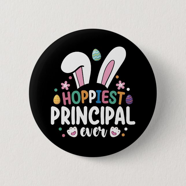 Hoffentlich wichtigste Ever School Ostern Bunny Eg Button (Vorderseite)