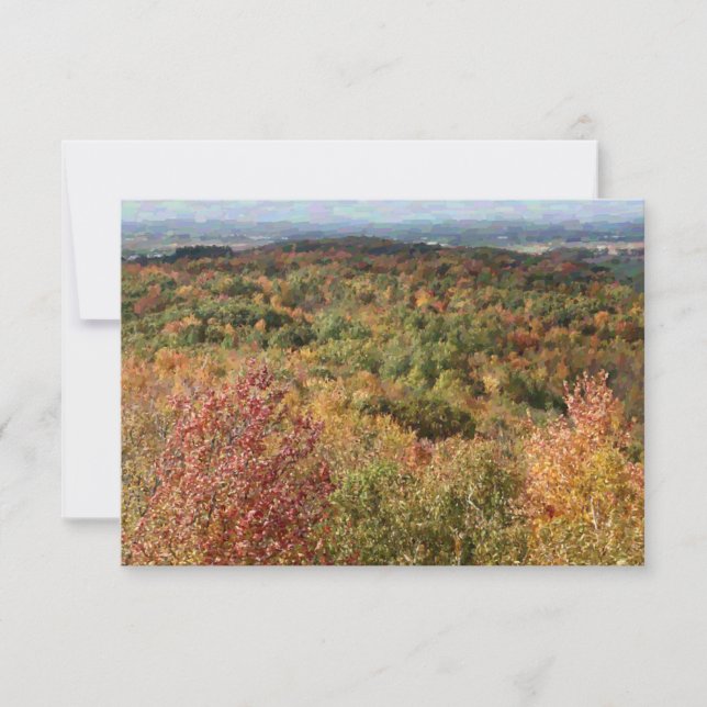 Hoffman Hills Staat Erholungsgebiet Mitteilungskarte (Vorderseite)