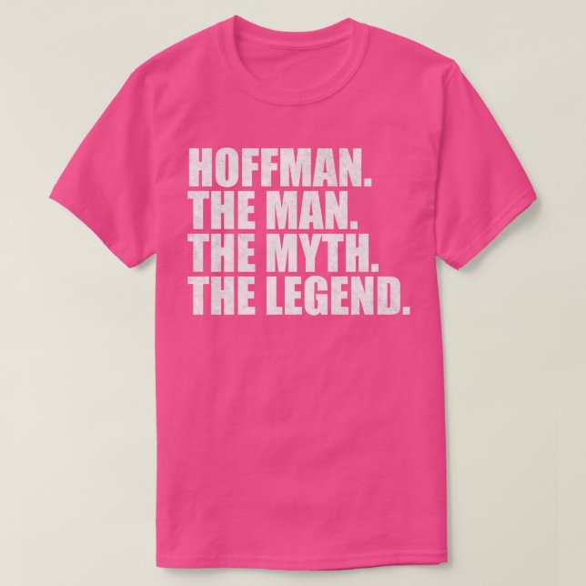 HoffmanHoffman Familienname Hoffman Nachname Hoffm T-Shirt (Design vorne)