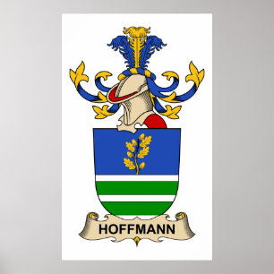 Hoffmann Familienwappen Poster