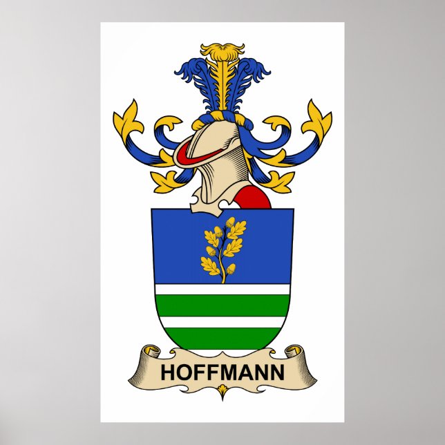 Hoffmann Familienwappen Poster (Vorne)