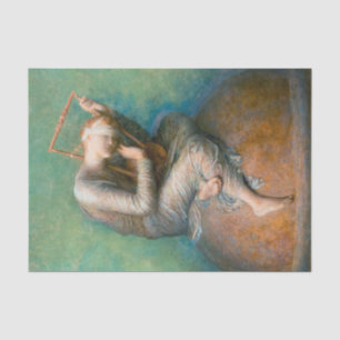 Hoffnung, 1886 von George Frederic Watts Seidenpapier