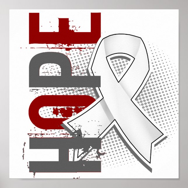 Hoffnung 2 Lungenkrebs Poster (Vorne)