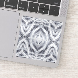 Hoffnung Abstrakte Schwarz-Weiß-Wasserfarben-Kunst Aufkleber