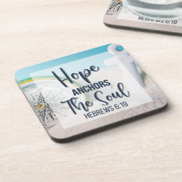 Hoffnung Anker das Soul Getränkeuntersetzer