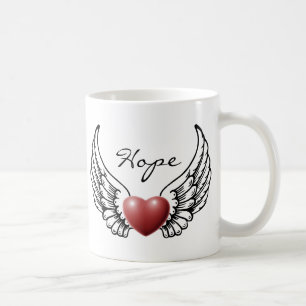 Hoffnung auf Angel Wings-Tasse Kaffeetasse