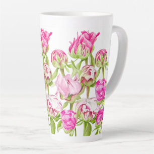 Hoffnung auf eine große Latte-Tasse Milchtasse