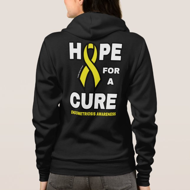 Hoffnung auf eine Heilung... Endometriose Hoodie (Rückseite)