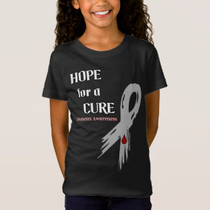 Hoffnung auf eine Heilung/Torn Ribbon...Diabetes-T T-Shirt