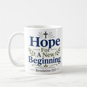 Hoffnung auf einen neuen Anfang Religiöse Hoffnung Kaffeetasse