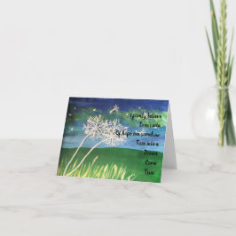 Hoffnung auf einen Traum Karte