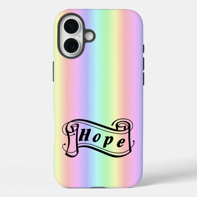 Hoffnung auf Regenbogen Case-Mate iPhone Hülle (Rückseite)