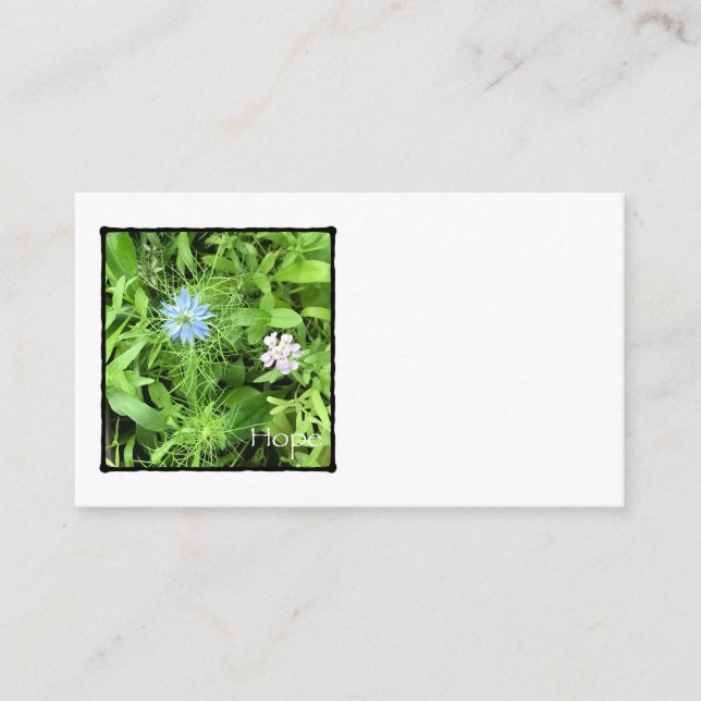 Hoffnung Begleitkarte (Vorderseite)