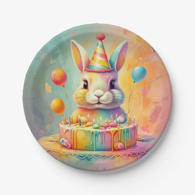 " HOFFNUNG BIRTHDAY LIGHT " PAPPTELLER (Vorderseite)