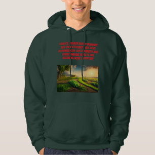 Hoffnung Blüten in der Nachhaltigkeit kultivieren  Hoodie