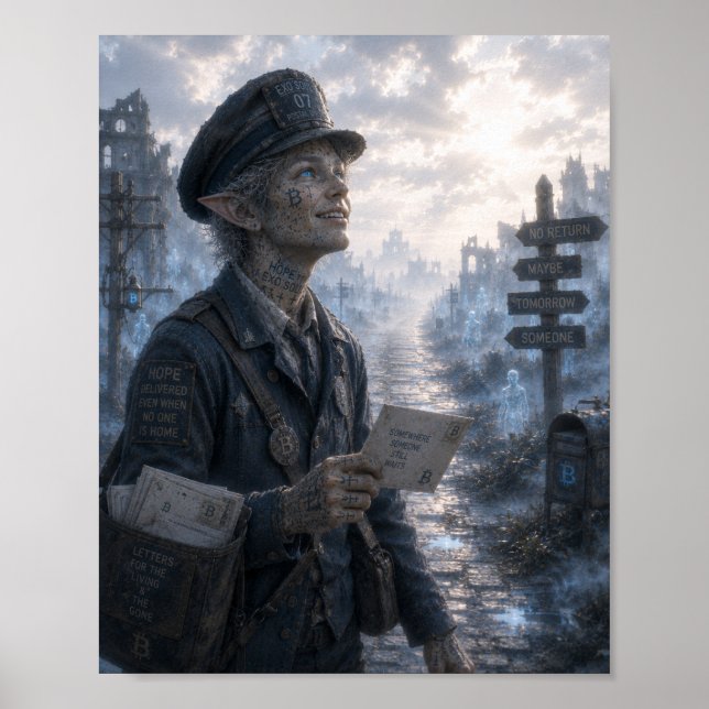 Hoffnung / Briefträger / Endlose Straße Poster (Vorne)