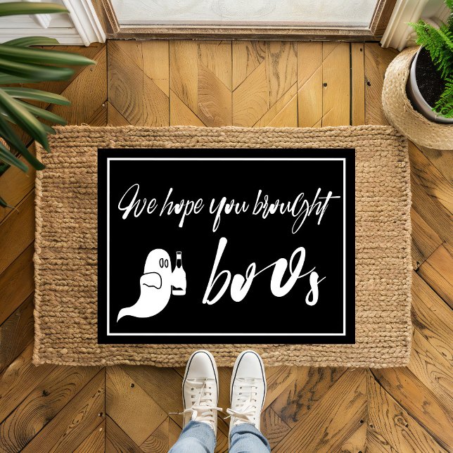 Hoffnung, dass du bos Funny Halloween mitgebracht  Fußmatte (Von Creator hochgeladen)