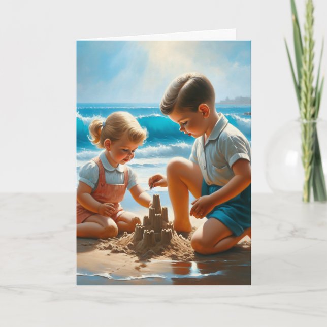 Hoffnung, dass du einen guten Sommer hast Karte (Vorderseite)