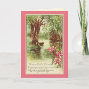 Hoffnung, dass es dir besser geht karte