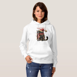 Hoffnung Deine Weihnachten ist Meowy und Bright Ho Hoodie