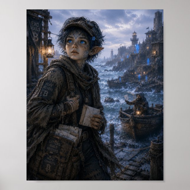 Hoffnung / Der Postbote / Die verwüstete Küste Poster (Vorne)