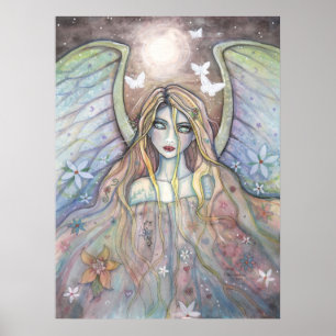Hoffnung Engel Fee Poster von Molly Harrison