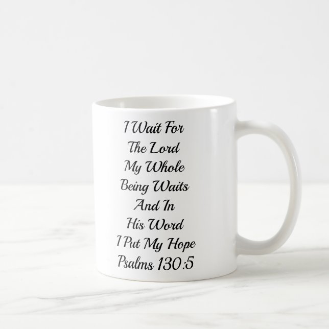 HOFFNUNG (ENTWERFE DEINE EIGENE TASSE) KAFFEETASSE (Rechts)