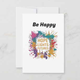 Hoffnung erhellt die Zukunft  RSVP Karte