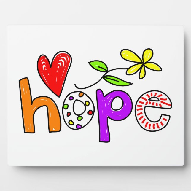 Hoffnung Fotoplatte (Vorderseite)