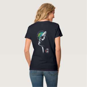 Hoffnung für den Weltfrieden Women V-Neck T-Shirt