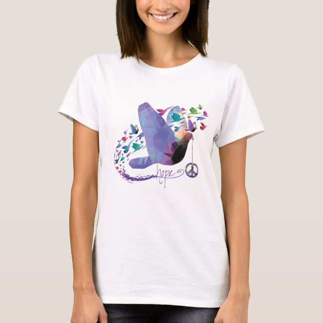 Hoffnung für Frieden - T-Shirt (Vorderseite)