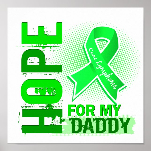 Hoffnung für mein Daddy Lymphoma Poster (Vorne)