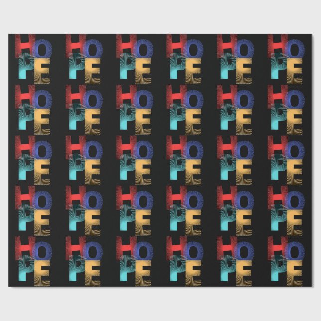 Hoffnung Geschenkpapier (Flach)