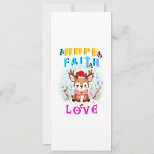 Hoffnung Glaube Liebe Karte