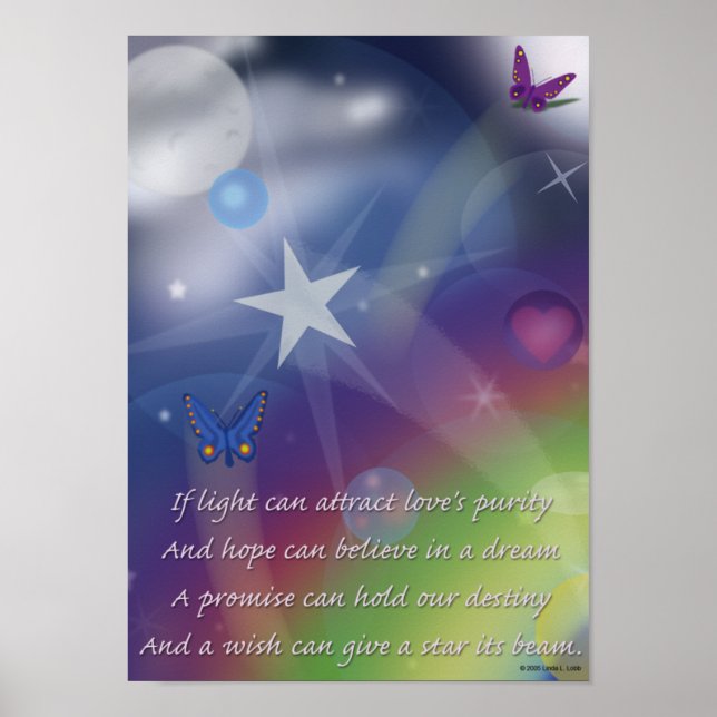 Hoffnung glaubt an den Traum Poster (Vorne)