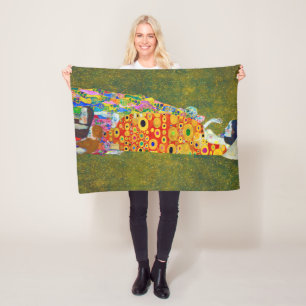 Hoffnung, Gustav Klimt Fleecedecke