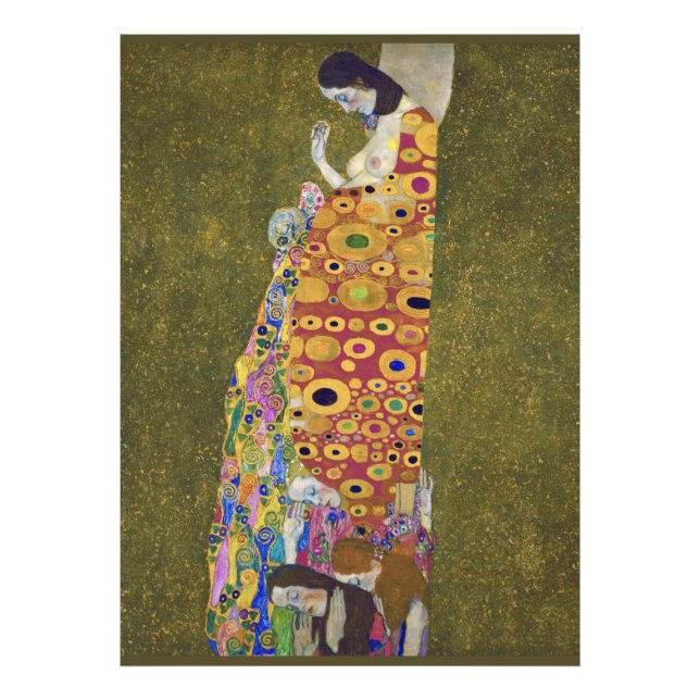 Hoffnung, Gustav Klimt Fotodruck (Vorne)