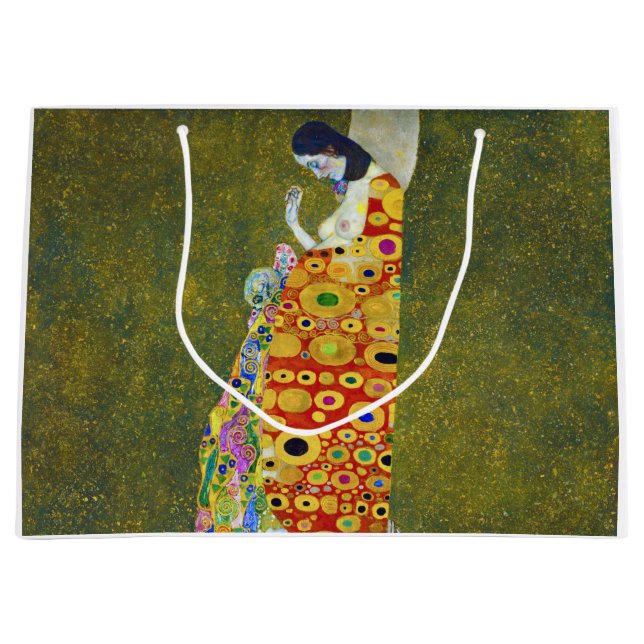 Hoffnung, Gustav Klimt Große Geschenktüte (Vorderseite)